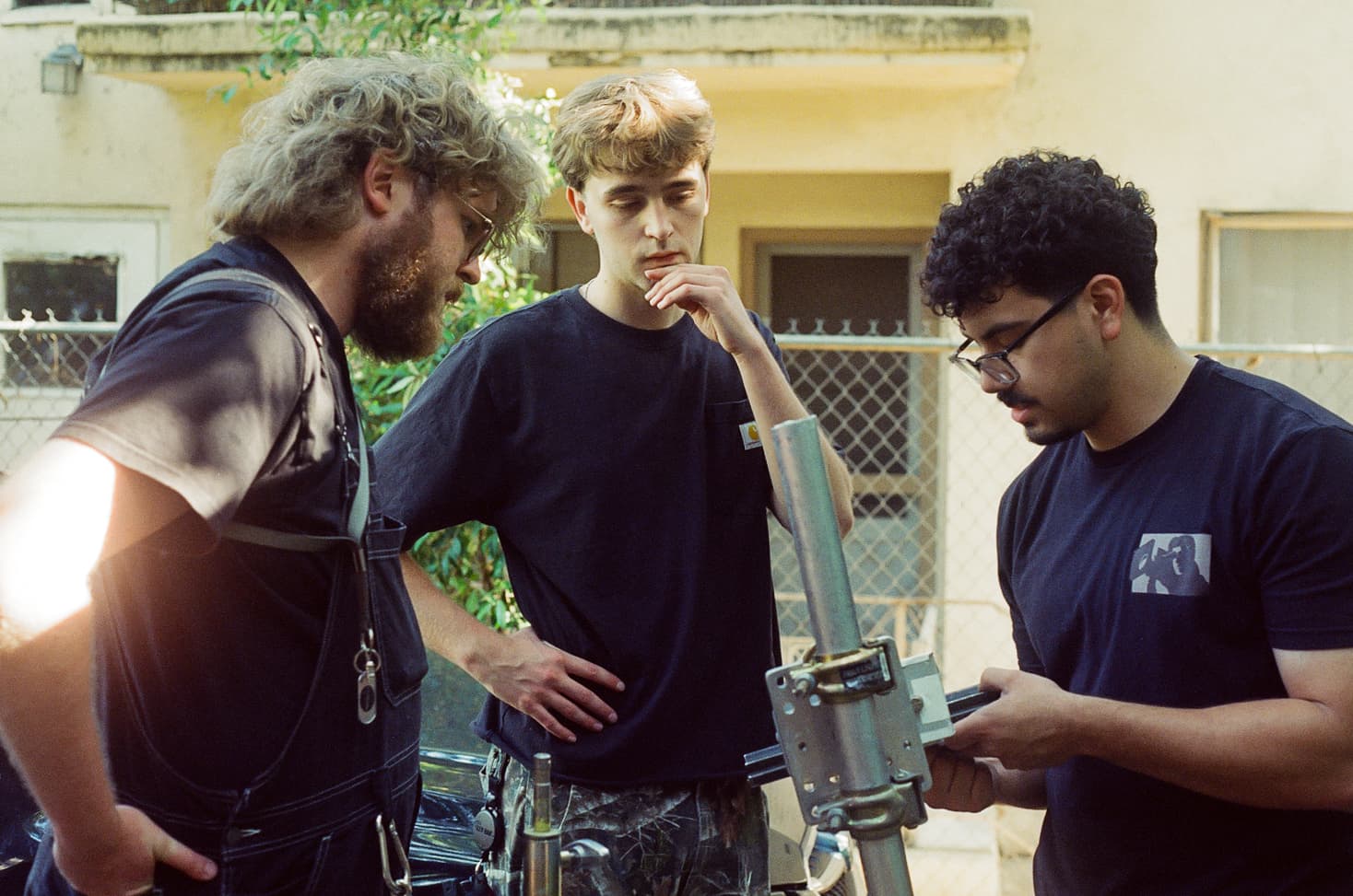 Production Crew on Set